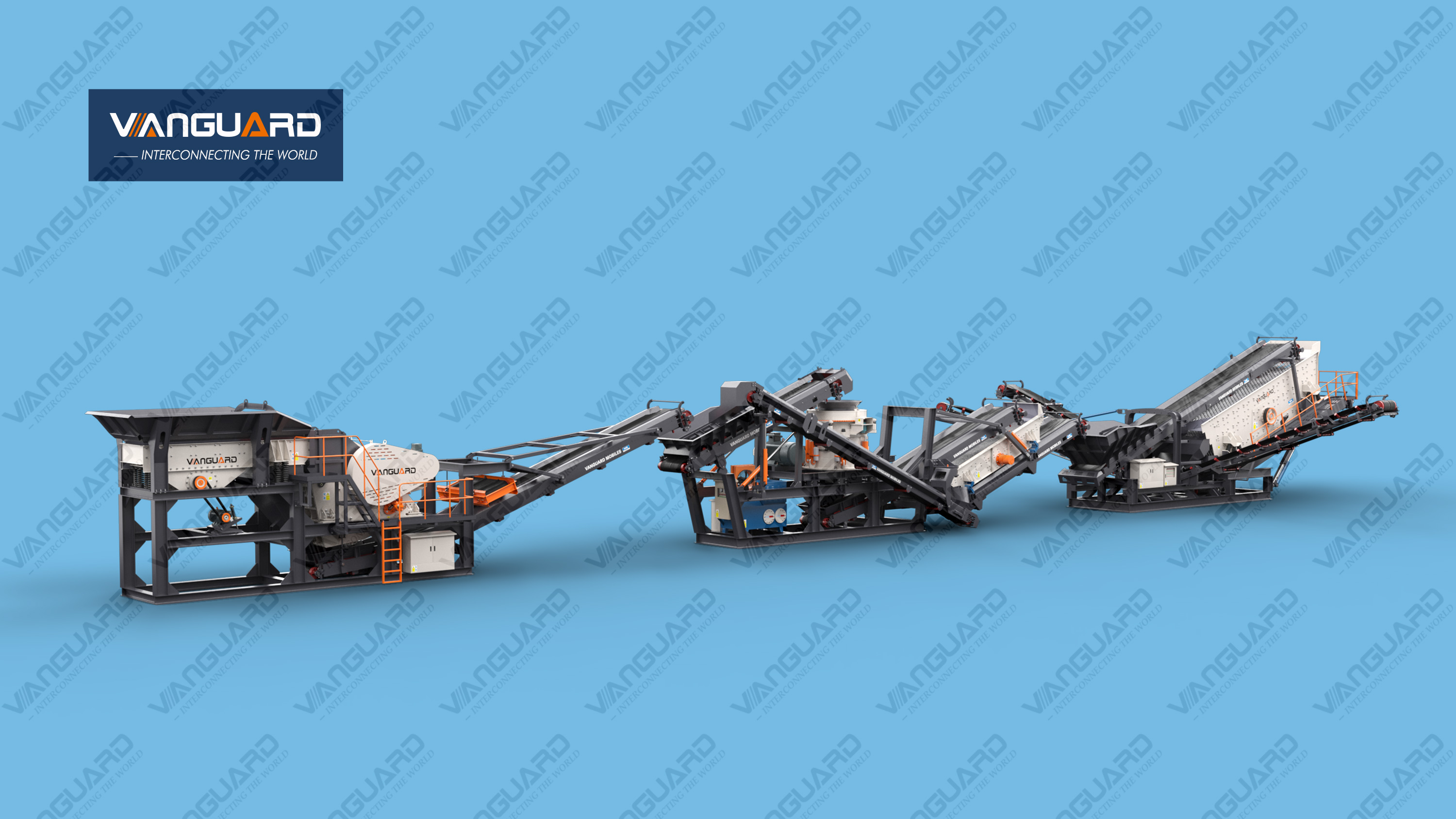 semi-mobile jaw crushing plant, mobile impact crusher for granite, Vanguard Machinery