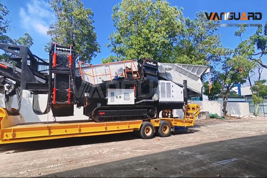 Large Capacity, High Load - Vanguard Machinery's Crawler-type Heavy-duty Screening Plant Conquers the Singapore Market